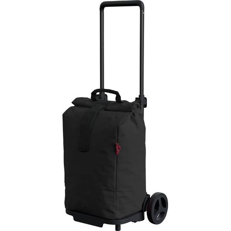 Gimi Sprintercarrello portaspesa pieghevole con manico telescopico regolabilesacca antipioggia chiusura avvolgibile e fascia a strappocon ruote grandi e parafangocapacità 50l45x39x103cm (1/5)