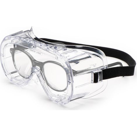 Lunettes-masque de protection Univet 602 PC, Incolore anti-buée ( Prix pour 1 )