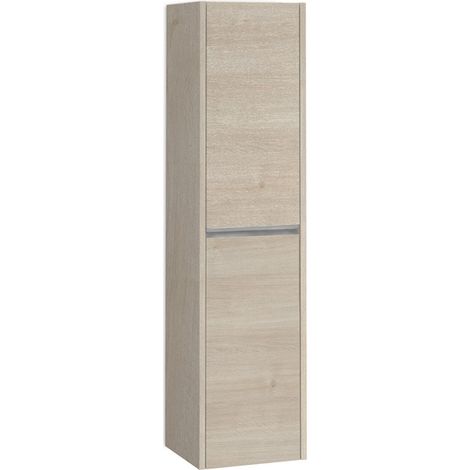 Columna Baño Suspendida 1 Puerta 140 x 34,9 x 32,2cm Alpine Tirador Cromo