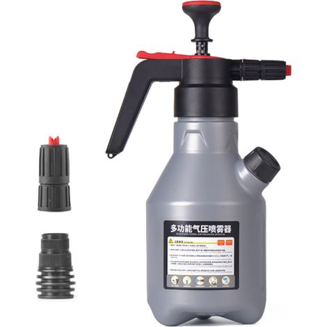 Pulvérisateur à mousse 2L pour le lavage de voiture, pompe à mousse, pulvérisateur d'arrosage domestique avec 2 buses différentes pour le lavage de voiture et l'arrosage des plantes (1/5)
