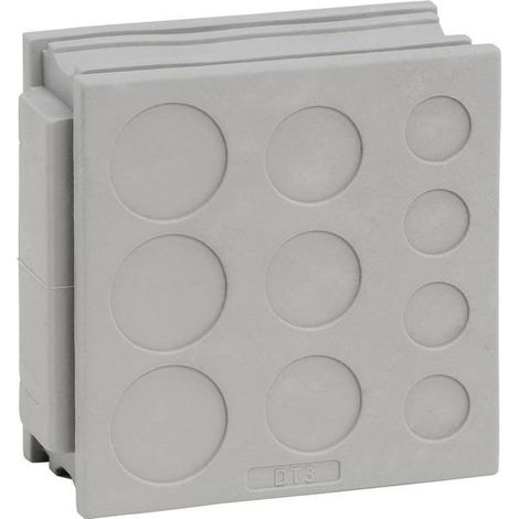 Icotek DT 2 Passacavo Ø (max.) 7.1 mm Gomma Grigio 1 pz.