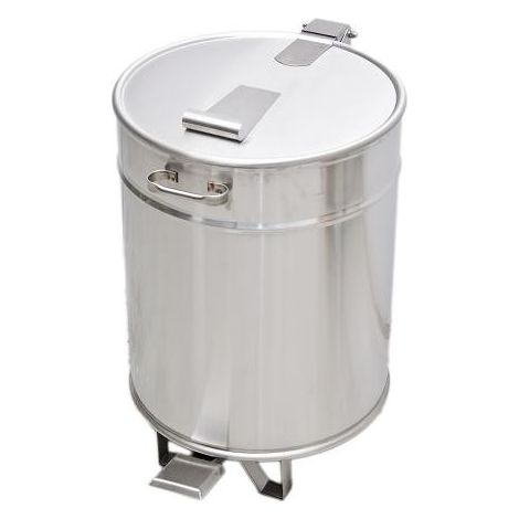 Poubelle inox à pédale 50 L