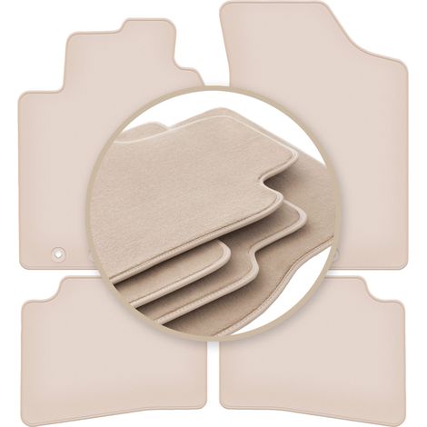 Tapis beiges PREMIUM pour : Kia Cee`d I à hayon, SW, break, coupé 2006-2012 (1/5)