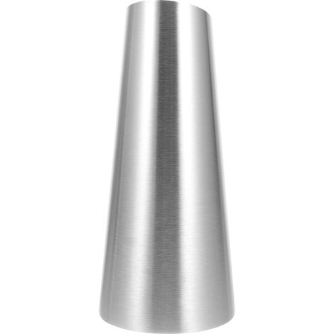 Vase Métallique Décoratif Petit Format Acier Inoxydable Support Floral Stable avec Surface Satinée pour Bureau et Maison Ornement (1/5)