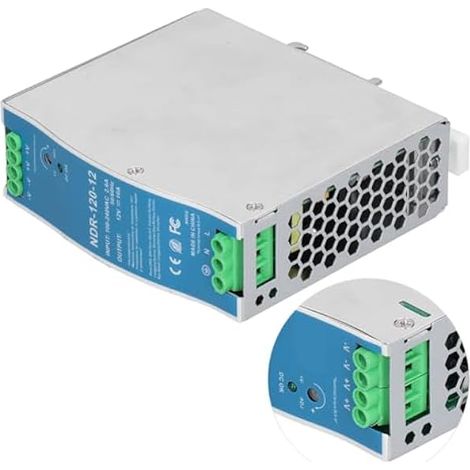 Alimentations Tbest, Commutateur d'Alimentation sur Rail NDR-120-12 10A 120W Alimentation sur Rail Industriel AC100-240V (1/3)