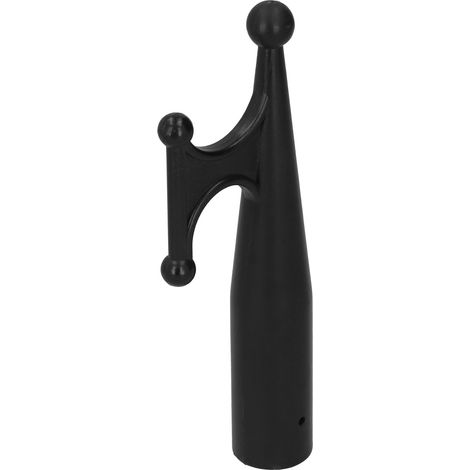 Hameçon en nylon, compact, robuste et durable, résistant à la corrosion, pratique pour poteau de 2,5 cm/tube/tuyau bateau/kayak/radeau pour la plupart des gens..