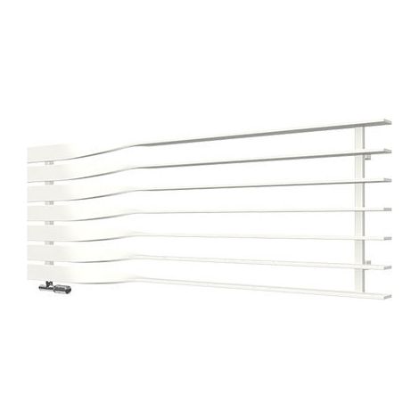 Scaldasalviette ad acqua calda bianco 495mm di altezza e 1000mm di larghezza - 490 Watt - CYK495/1000HO1B