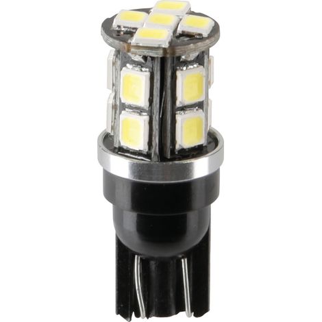 12/24V Led series - 15 Led SMD - (T10) - W2,1x9,5d - 2 pz - Scatola - Bianco - Doppia polarità (1/5)