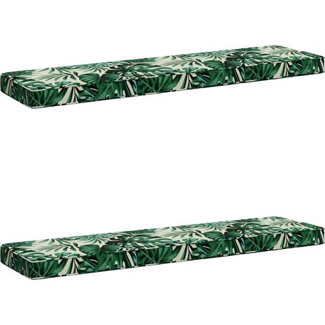 Coussins de banc 2 pièces VUGHT 2 pc 100 % polyester vidaXL