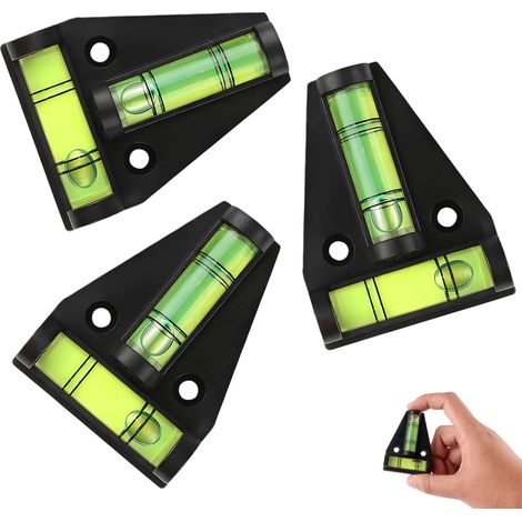 Niveau A Bulle En T,3 pièces Mini/petit niveau à bulles,Mini Niveaux Camping Car,Caravane Acessoires,Niveaux A Bulle Pratique Pour Camping-Car (1/5)