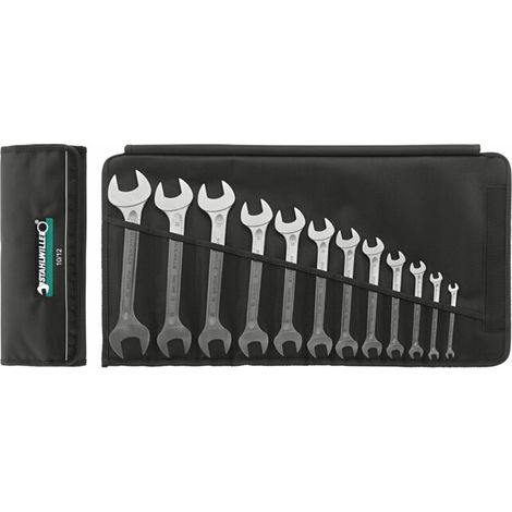 Jeu de clés à fourche double Stahlwille MOTOR 10/5 dans trousse enroulable (1/4)