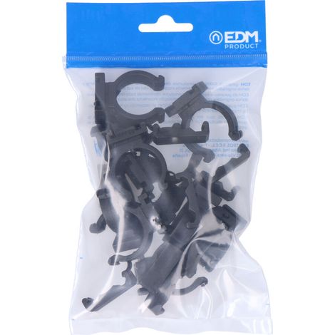 Paquet de 10 pinces m-25 en nylon noir pour électroérosion ferroplastique (1/2)