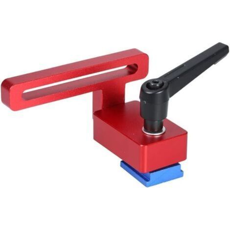 Butée de Rail de guidage en T, Butée de piste donglet, Butée de Rail de Guidage Pour Rail de Guidage Rails en T Travail du Bois, 30 Goulottes rails en T Travail du Bois (1/4)