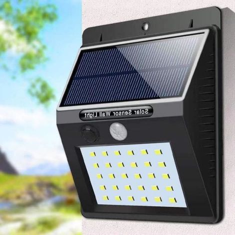 Lampe Solaire - Non spécifié - 20 LED - Étanche IP65 - Détecteur de Mouvement - 4W (1/3)