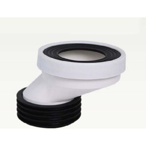 Buse de raccordement pour tuyau de toilette - Buse de vidange droite excentrique (5 cm) Femeo (1/2)