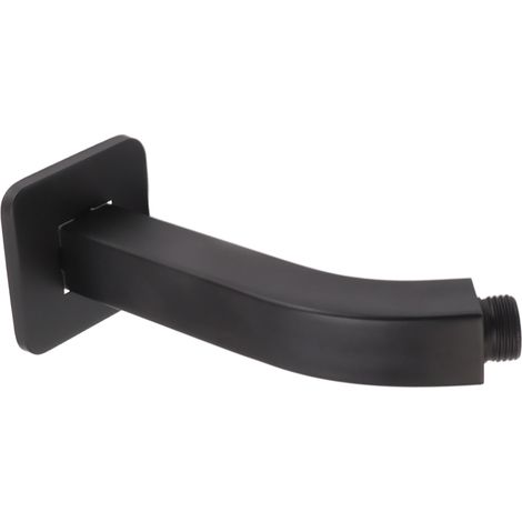 Bras d'extension de douche en laiton, rallonge de pommeau de douche NPT, décoration intérieure pour salle de bain, noir (1/5)