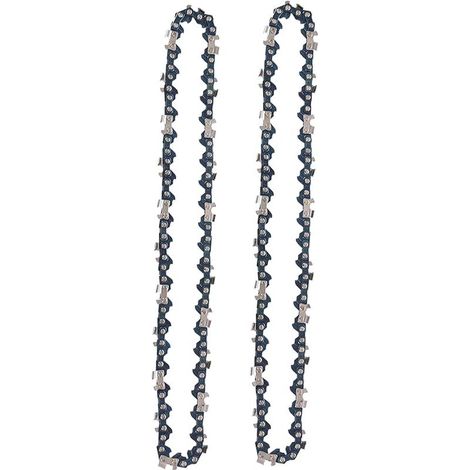 CYRILL – Lot de 2 Chaînes de Tronçonneuse 8 Pouces 1/4 Pouces 45 Maillons d'Entraînement 24cm (1/3)
