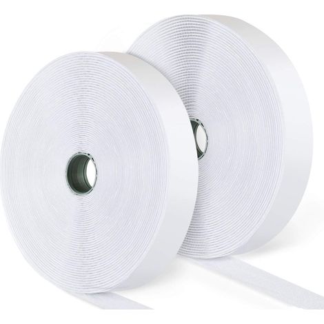 15 m x 20 mm doppelseitiges, kratzfestes Klebeband, selbstklebender Kratzstreifen, Klettband für alle Arten von Bilderrahmenmontagen (1/5)
