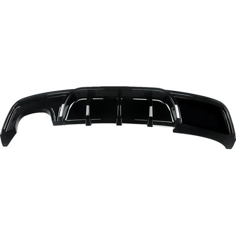 Difusor trasero para parachoques, estilo M Performance, fácil instalación, negro brillante. (1/2)