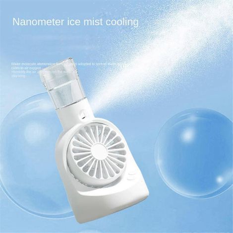 Sprühventilator, tragbarer Ventilator, Outdoor-Kühlgeräte, rosa