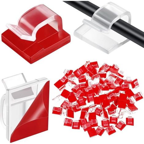 Colliers de serrage pour câbles - Supports de câbles - Colliers de serrage - 120 pièces - 14 x 14 mm - Colliers pour éclairage extérieur-AquaForge (1/5)
