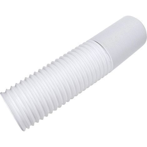 1 Tuyau D'Échappement Flexible 13 Cm X 2 M En Polypropylène Avec Fil D'Acier Pour Climatiseur Portable (1/5)
