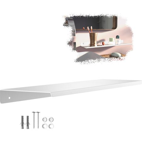 SOTECH Design Wandregal HOVER Tiefe 13 cm Höhe 3 cm Länge 45 cm inkl. Befestigungsset für Wandmontage, weiß, 1 Stück (1/5)