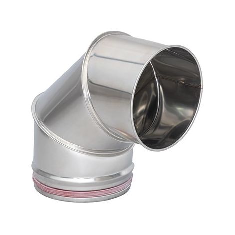 -CAHERSA- Codo PRACTIC Chimenea Modular PS304 100/88º 032009