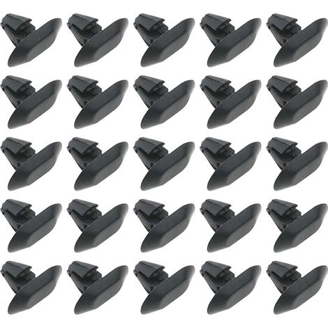 Clips de Garniture Bande de Moulure Latérale 699786 Remplacement Compatible avec 206 307 406 de Retenue Joint de Porte de Voiture, Noir (1/5)