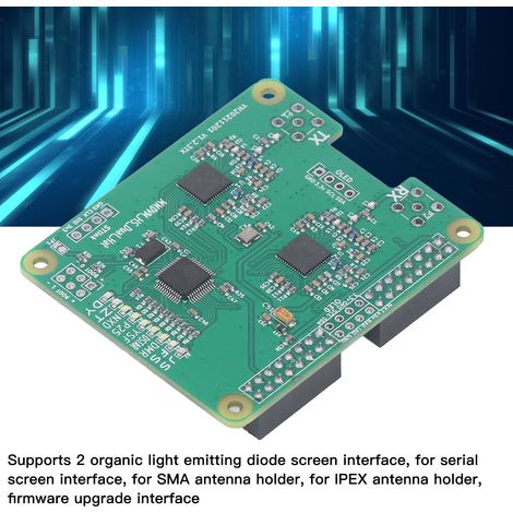 Carte mère de point d'accès duplex avec 2 antennes et connecteur radiofréquence de type C pour modem numérique (1/5)