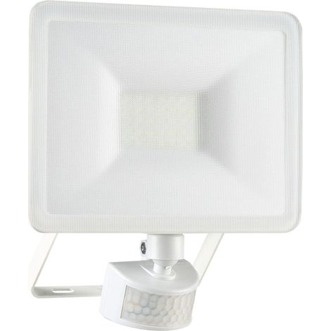 LED Flutlichtstrahler mit Bewegungsmelder Weiß, 20 Watt, IP54