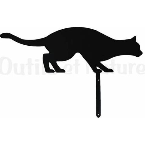 Épouvantail Chat à planter dans le jardin (1/5)