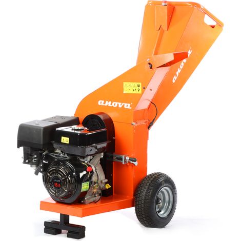 Broyeur de végétaux thermique 15 CV – Moteur 420cc 4 temps – Capacité de coupe jusqu'à 100 mm – Démarrage électrique et manuel – Anova
