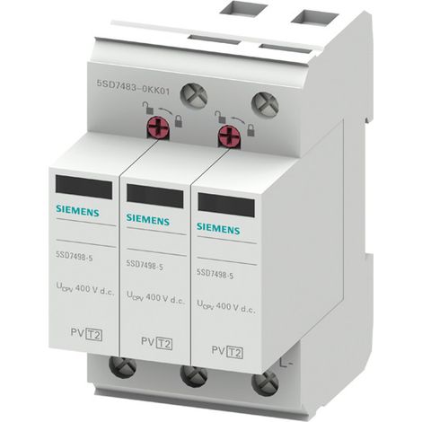 Überspannungsschutz Siemens 5sd74 600 40kA 600 V DC