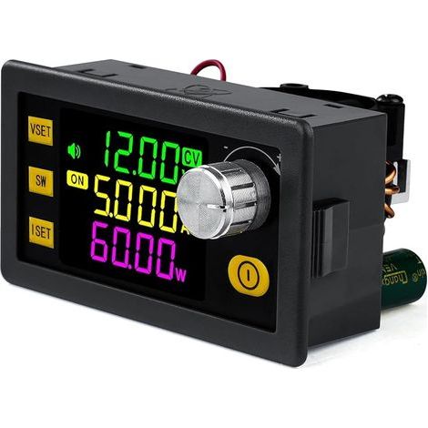 Régulateur de tension 12V DC Step down converter Step up convertisseur 12V 5V, dc 6-36V à 0-36V 120W 6A VA couleur LCD module de charge solaire puissance régulateur protection (SK120) (1/5)