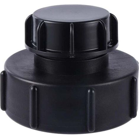 Adaptateur Réservoir IBC S100 x 8 Réduction S60 x 6 Filetage Grossier Capuchon Tuyau Arrosage Robinetterie (1/4)