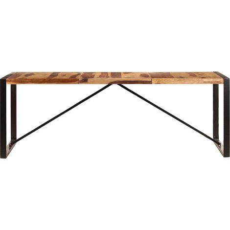 Maison Exclusive - Table de salle Ă manger 220x100x75 cm Bois massif (1/5)