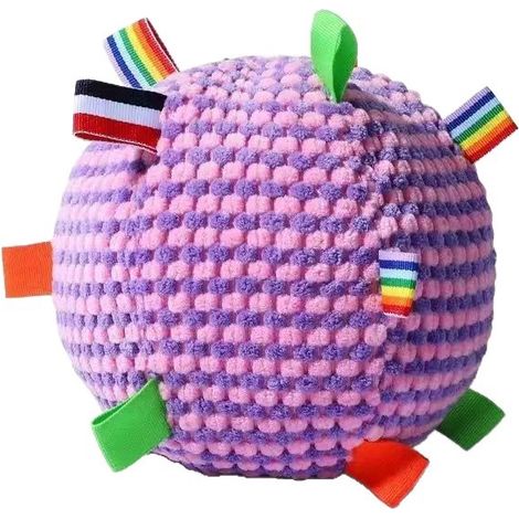 Balle hochet pour chien : idéale pour la poussée des dents, pour évacuer le stress et pour tenir compagnie à votre chien à l’intérieur. Sûre, durable et apaisante.