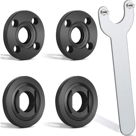 4Ps Rechange pour Meuleuse D'angle Accessoires,Clé à Meuleuse d'Angle avec Clé Flex de 125mm et Clé à Bride,Serrage pour Meuleuse Angulaire,Clé à Molette de Meuleuse D'angle,pour Différents Modèles (1/5)