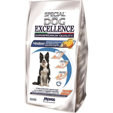Medium Adult Special Dog Excellence Monge 3 Kg (1/2)