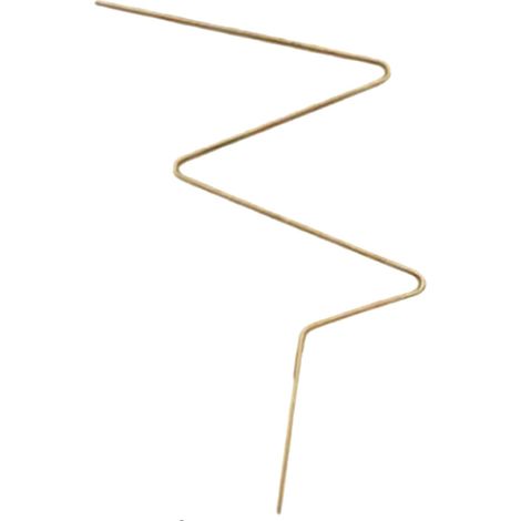 Support Pour Plantes Grimpantes - Treillis Métallique Doré Pour Pot Intérieur - Hauteur 34 cm - 1 Pièce (1/3)