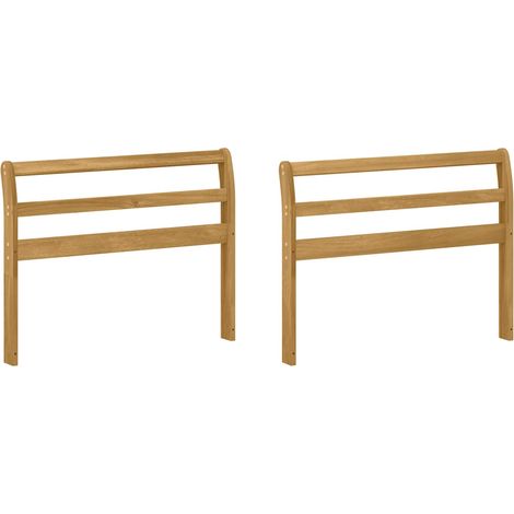 Módulo de Descansabrazos 2 pcs Blanco 78,5 x 8,5 x 60 cm vidaXL (1/5)
