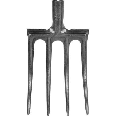 Fourche à bêcher de jardin,Acier à haute teneur en carbone Résistance élevée Prévention de la corrosion Anti-casse,4 dents (1/5)