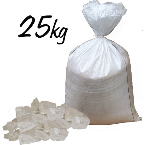 Morceaux de cristal blanc 1KG - Grand- Vendu par 1