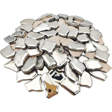 0,68"-1,53" Carreaux de mosaïque en céramique irréguliers, 500g/1,1lb de carreaux de mosaïque en céramique pour l'artisanat, pièces de mosaïque en céramique pour la décoration de la maison (1/5)