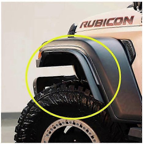 Lot de 4 extensions d'ailes basses Lantsun JL1280 pour Jeep Wrangler JL (1/4)