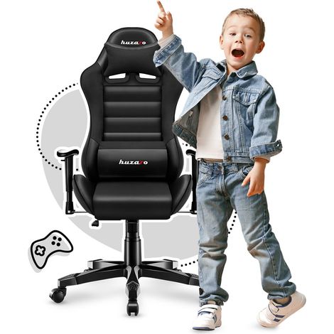 Huzaro Ranger 6.0 Ergonomischer Gaming Stuhl Schwarz