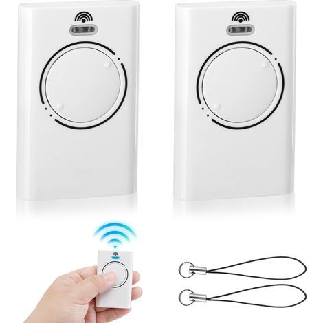 2 Pièces 2 Canaux Telecommande Porte 868MHz de Émetteur de Garage Bip Universelle Telecommande Portail Compatible avec XT2 868 SLH LR/XT4 868 SLH LR/XT4 868 SLH/XT2 868 SLH（Blanc） (1/5)