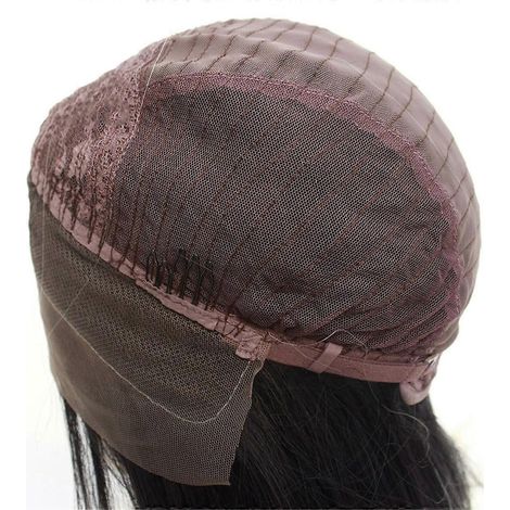 Perruque en dentelle frontale de 14 pouces pour femmes, cheveux lisses - Perruques brésiliennes