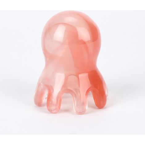 Peine masajeador pulpo rosa pequeño modelo 4 (1/5)